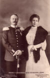 Großherzog Friedrich II.von Baden mit Ehefrau Hilda